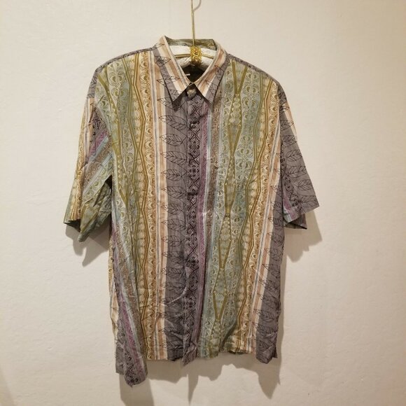 Tori Richard Men's 2XL Cotton Lawn Hawaiian Shirt Multicolor